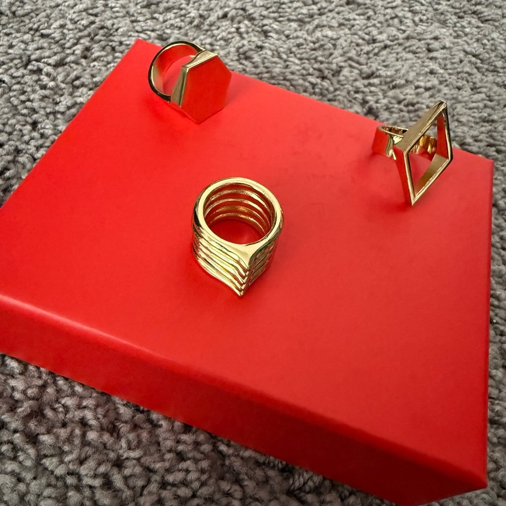 Jennifer Fisher Gold Statement Rings